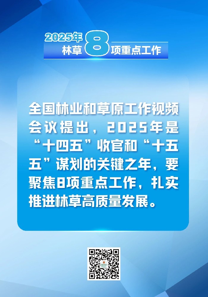 图解｜2025年林草8项重点工作